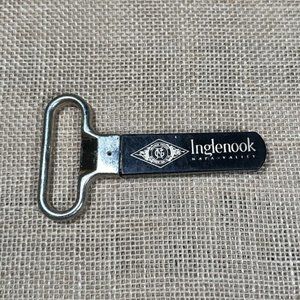 Inglenook Napa Valley CA Wine Opener 2 Prong Cork Puller + Advertising Case‎